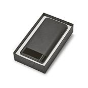 Power bank com bateria de lítio.