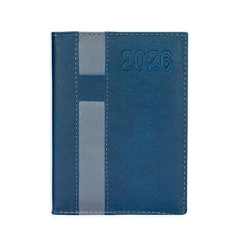 Agenda Diária 2026 Couro Sintético