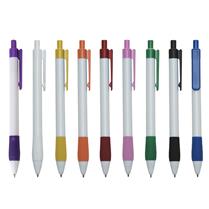 Caneta Plástica c/ Detalhe Emborrachado