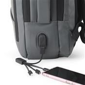 Mochila Couro Sintético USB 23 Litros