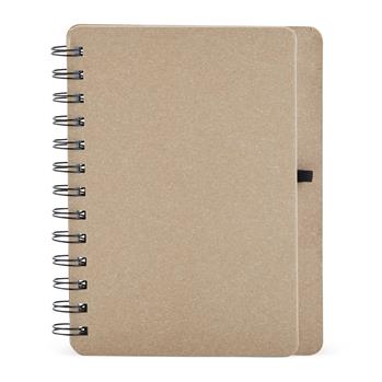 Caderneta Kraft B6 com Porta Caneta