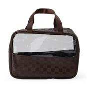 Necessaire PVC e Couro Sintético