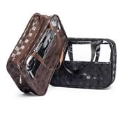 Necessaire PVC e Couro Sintético