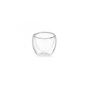 Copo Vidro Parede Dupla 80ml