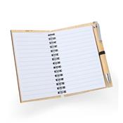 Caderno de Bambu com Caneta