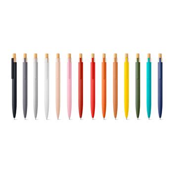 Caneta Com Corpo Em Alumínio 100% Reciclado Com Ponteira Em Bambu