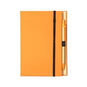 Bloco de Anotações com Autoadesivos e Caneta e Pauta