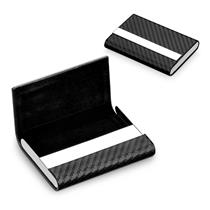 Porta cartões em metal e c.sintético