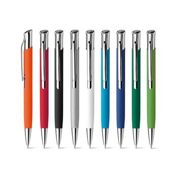 Esferográfica em Alumínio com Escrita em Azul