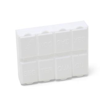 Porta Comprimidos Semanal Fosco