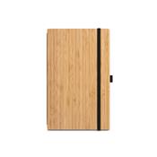 Caderno de Bolso com Capa e Contracapa em Placa de Bambu