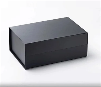 Caixa Dobrável de Papel P/ Presente Preta 33.5x26x15.5cm