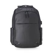 Mochila Couro Sintético 20L Com Bolso