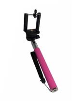 Bastão de selfie com Punho Rosa