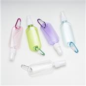 Frasco Plástico 100ml com Mosquetão